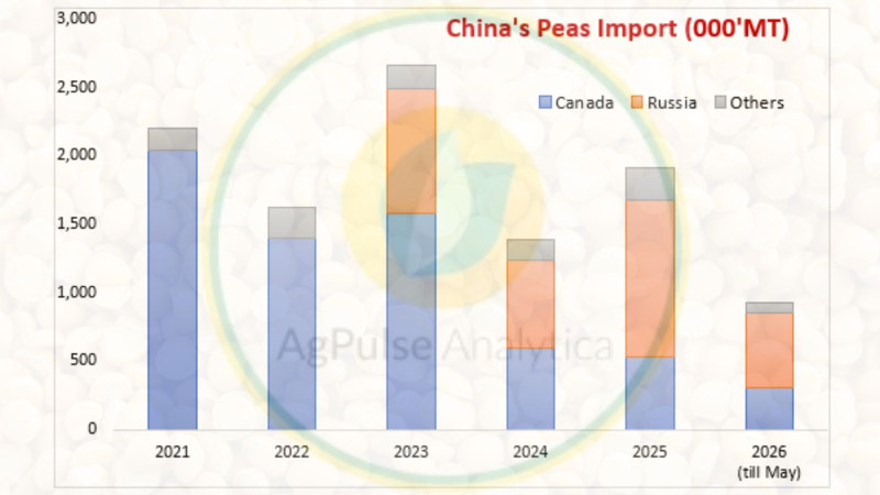 Part 3: China Expanding Dry Pea Market Fuels Competition Between Russia and Canada