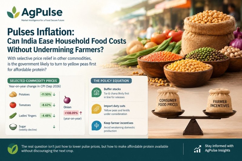 Pulses Inflation: Can India Ease Household Food Costs Without Undermining Farmers?